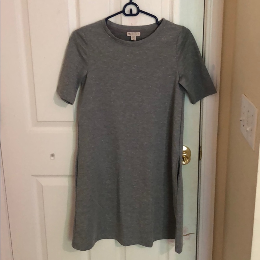 Grey T-shirt dress